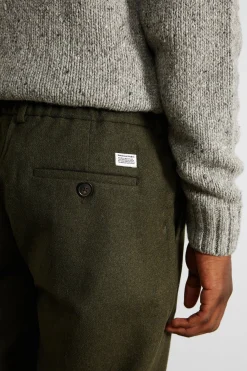 Hot Jack Pants Plain Khaki Men Trousers