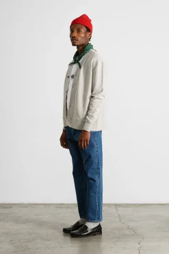 Online Jacob Sw Plain Grey Melange Men Sweatshirts
