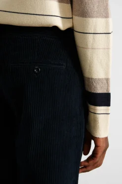 Store Jorge Pants Plain Navy Men Trousers