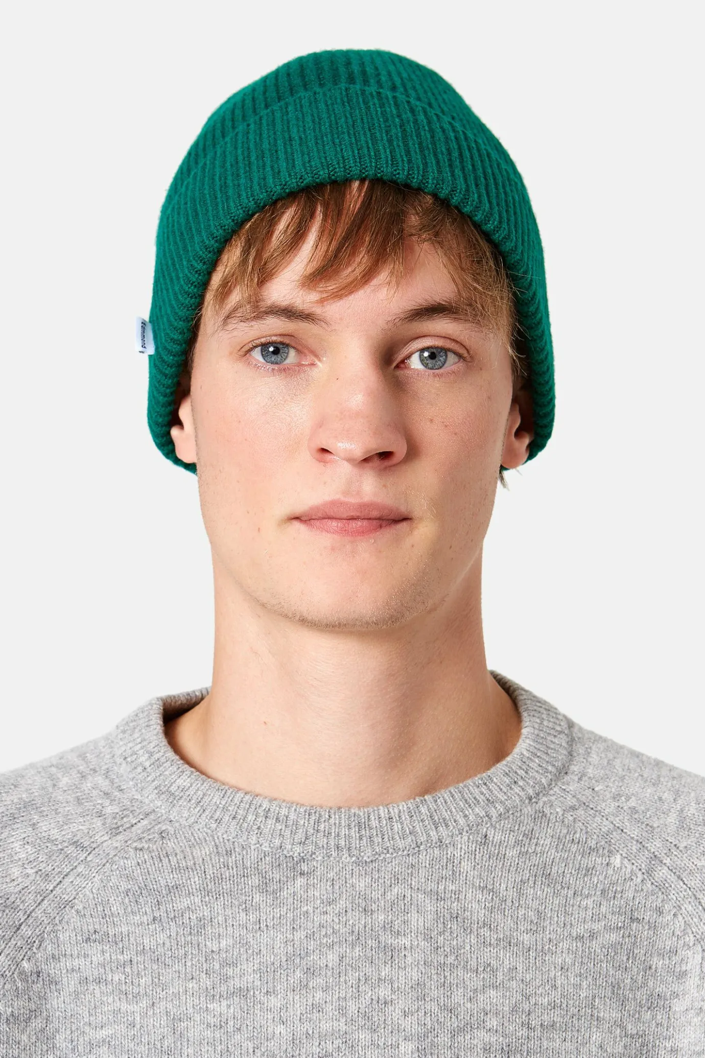 Hot Knit Beanie Plain Green Men Accessories