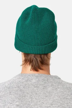 Hot Knit Beanie Plain Green Men Accessories
