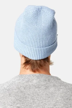 Fashion Knit Beanie Plain Light Blue Men Accessories