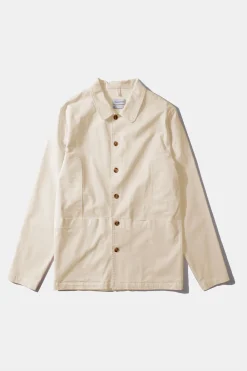 Shop Lab Jacket Plain Off White Men Outerwear