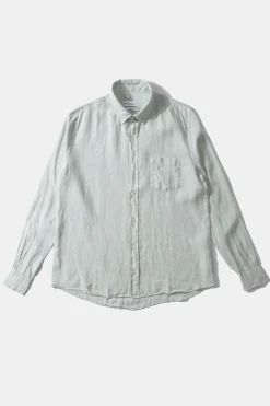 Outlet Linen Shirt Plain Sage Men Shirts