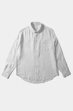 Online Linen Shirt Plain White Men Shirts