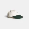 Outlet Logo Bicolor Cap Plain Beige Men Accessories
