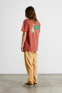 Hot Marvin Pants Cord Plain Caramel Men Trousers
