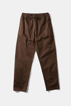Shop Marvin Pants Plain Brown Men Trousers