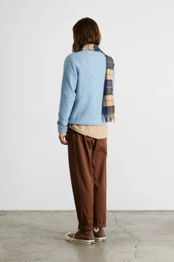 Shop Marvin Pants Plain Brown Men Trousers