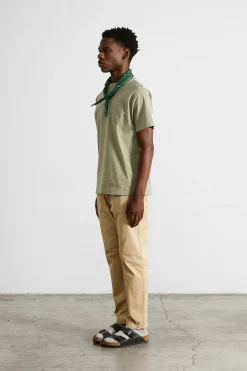 Online Marvin Pants Plain Tan Men Trousers
