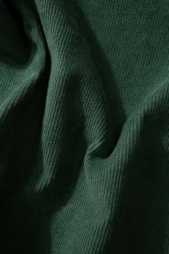Online Microcord Shirt Plain Dk Green Men Shirts