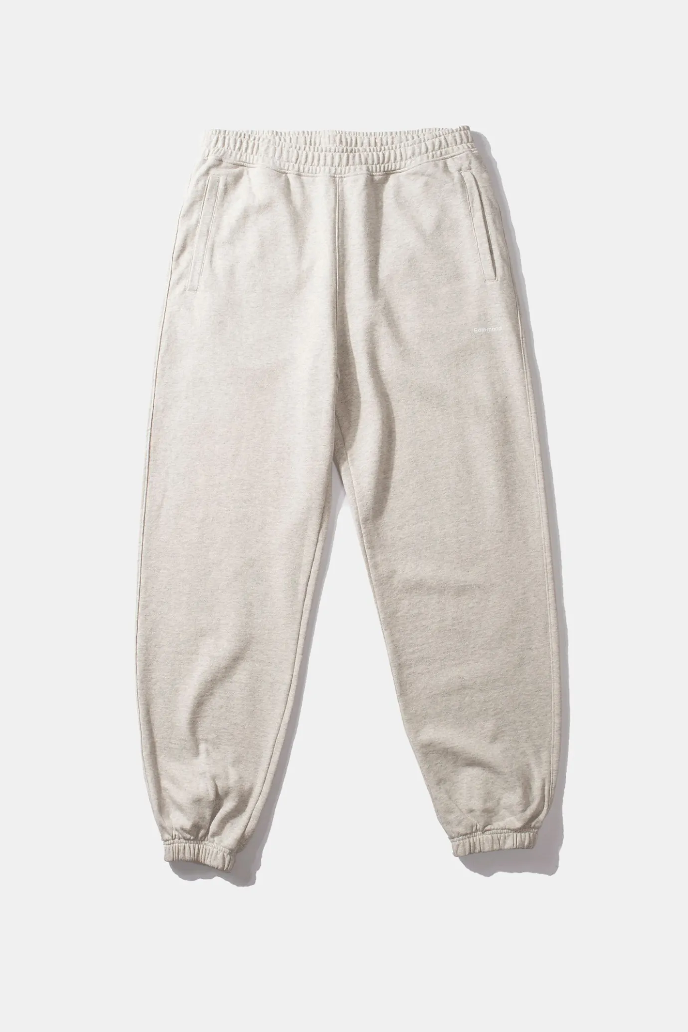 New Mini Logo Pants Plain Light Grey Men Trousers