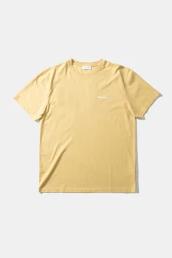 Discount Mini Logo Plain Light Yellow Men T-Shirts