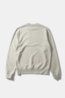 Hot Mini Logo Sw Plain Light Grey Men Sweatshirts