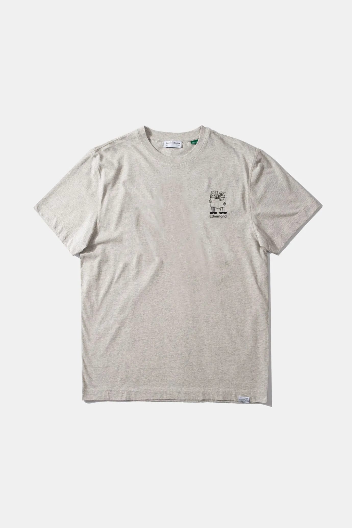 Fashion Moore Plain Grey Melange Men T-Shirts