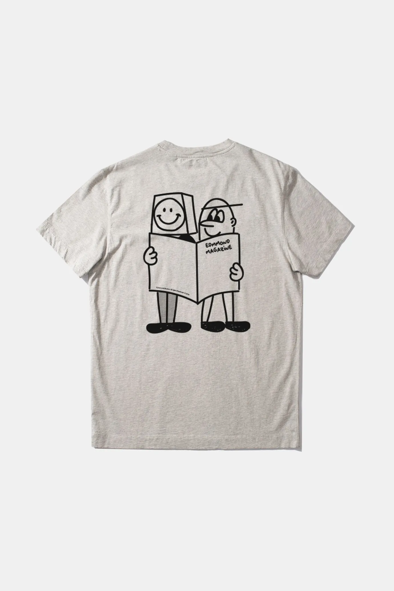 Fashion Moore Plain Grey Melange Men T-Shirts