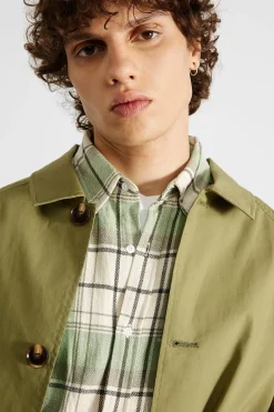 Store Morning Coat Plain Olive Men Outerwear