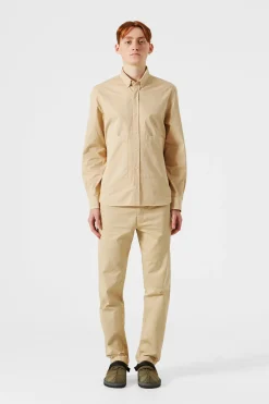 Online Muse Shirt Plain Tan Men Shirts