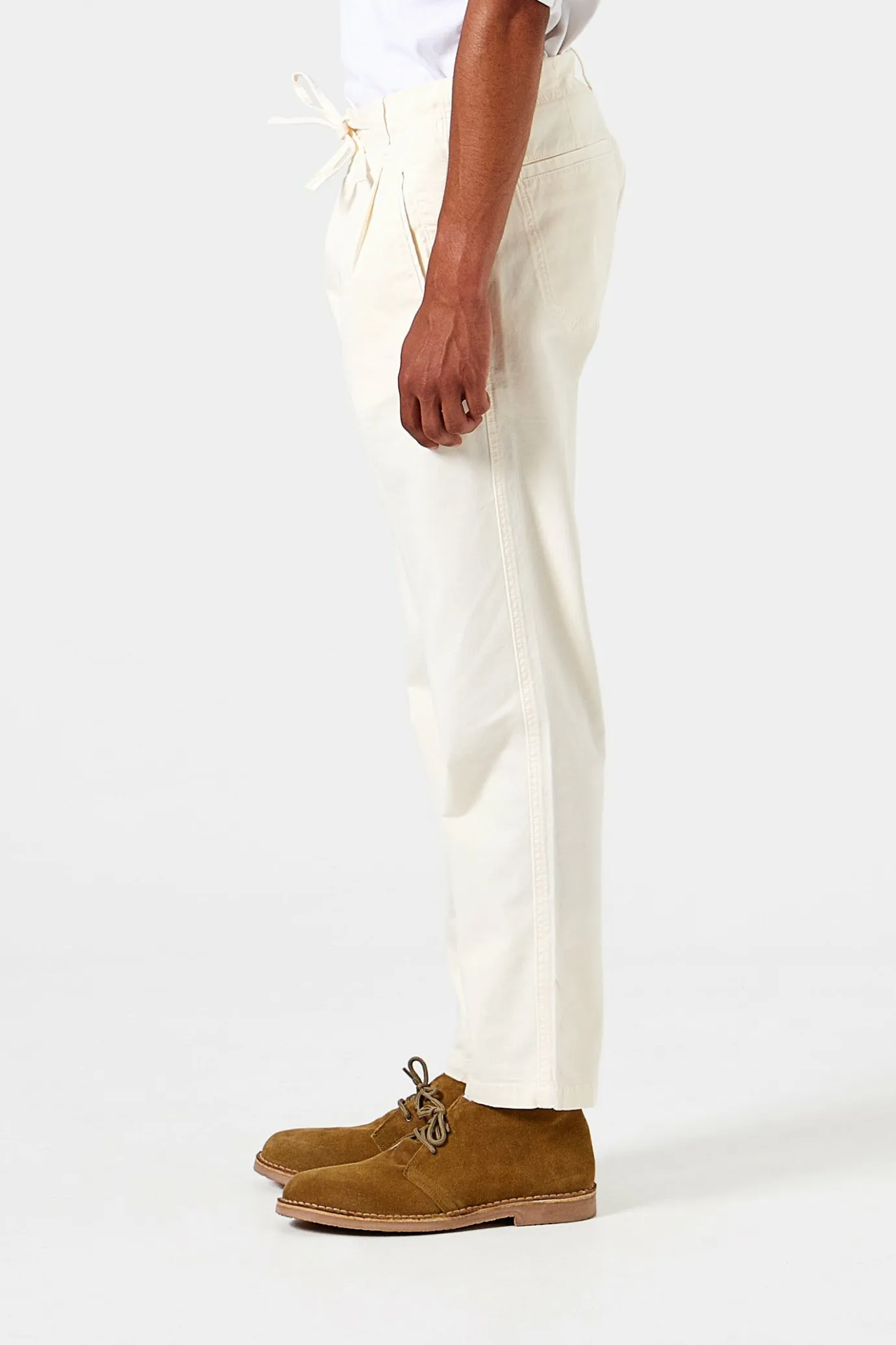 Flash Sale Owen Pants Plain Beige Men Trousers