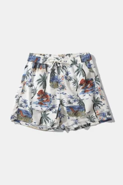 Clearance Paradise Classic Plain Off White Men Swimwear