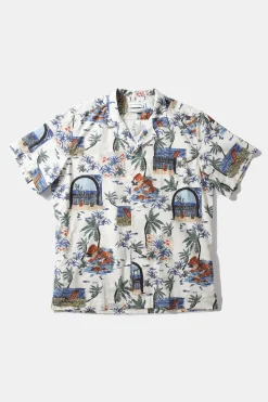 Fashion Paradise Short Sleeve Plain White Men Shirts