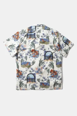 Fashion Paradise Short Sleeve Plain White Men Shirts