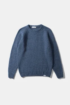 Shop Paris Sweater Plain Steel Men Knitwear
