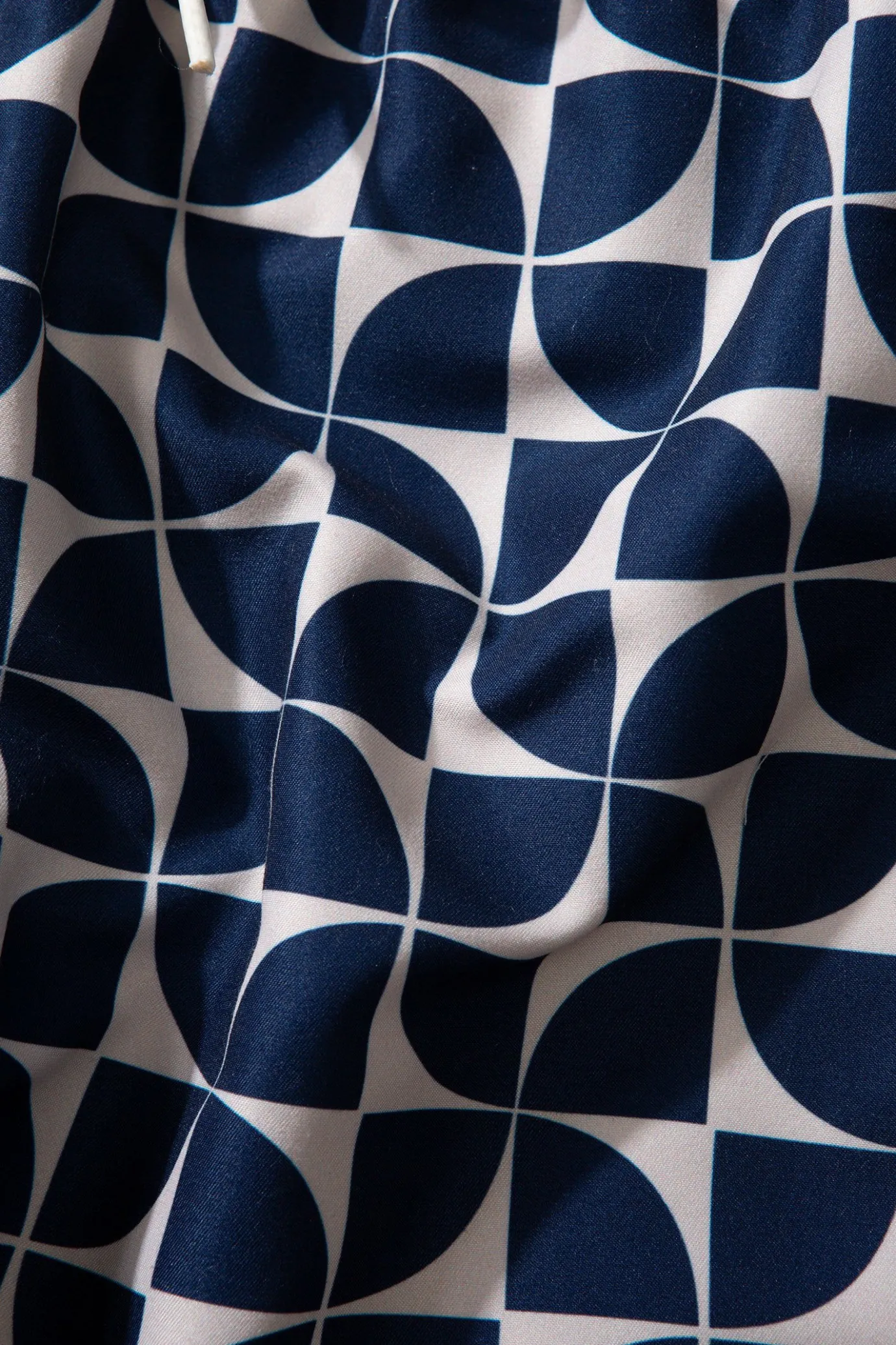 Fashion Pinwheel Classic Plain Navy Men Swimwear