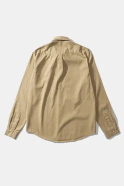 Flash Sale Pocket Shirt Plain Tan Men Shirts