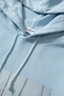 Hot Quay Plain Light Blue Men Sweatshirts