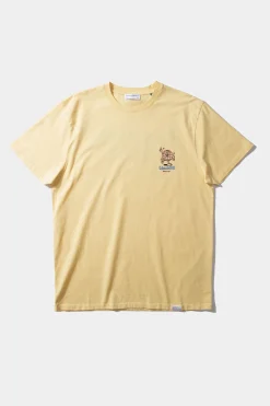 Sale Remastered Plain Light Yellow Men T-Shirts