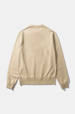 Cheap Runner Plain Beige Men Sweatshirts