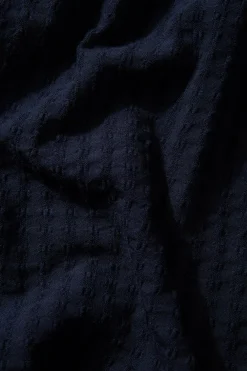 Sale Seam Shirt Plain Navy Men Shirts