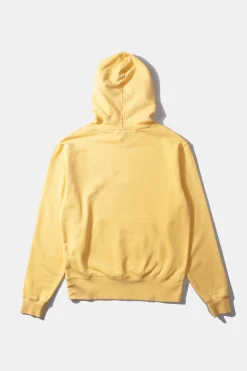 Shop Shelly Hoodie Plain Light Yellow Men Sweatshirts