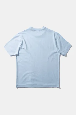 Online Shelter Plain Light Blue Men T-Shirts