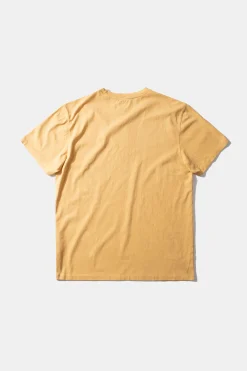 Online Shelter Plain Light Yellow Men T-Shirts
