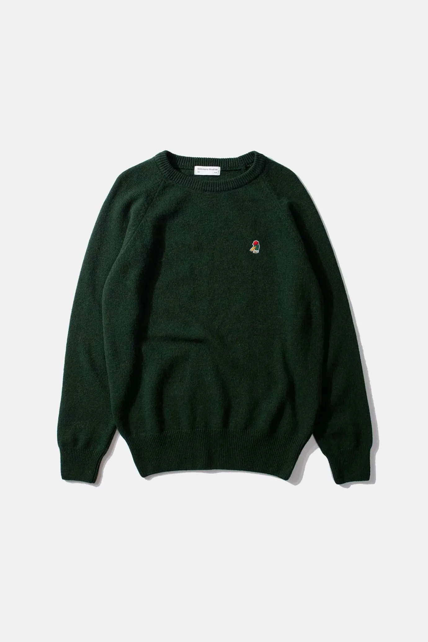 Online Special Duck Plain Dk Green Men Knitwear
