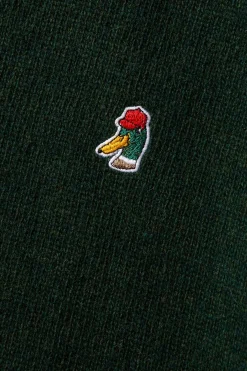 Online Special Duck Plain Dk Green Men Knitwear