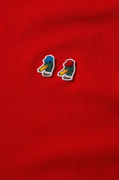 Store Special Duck Plain Red Men T-Shirts
