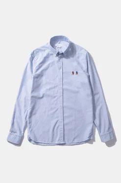 Hot Special Duck Shirt Plain Blue Men Shirts