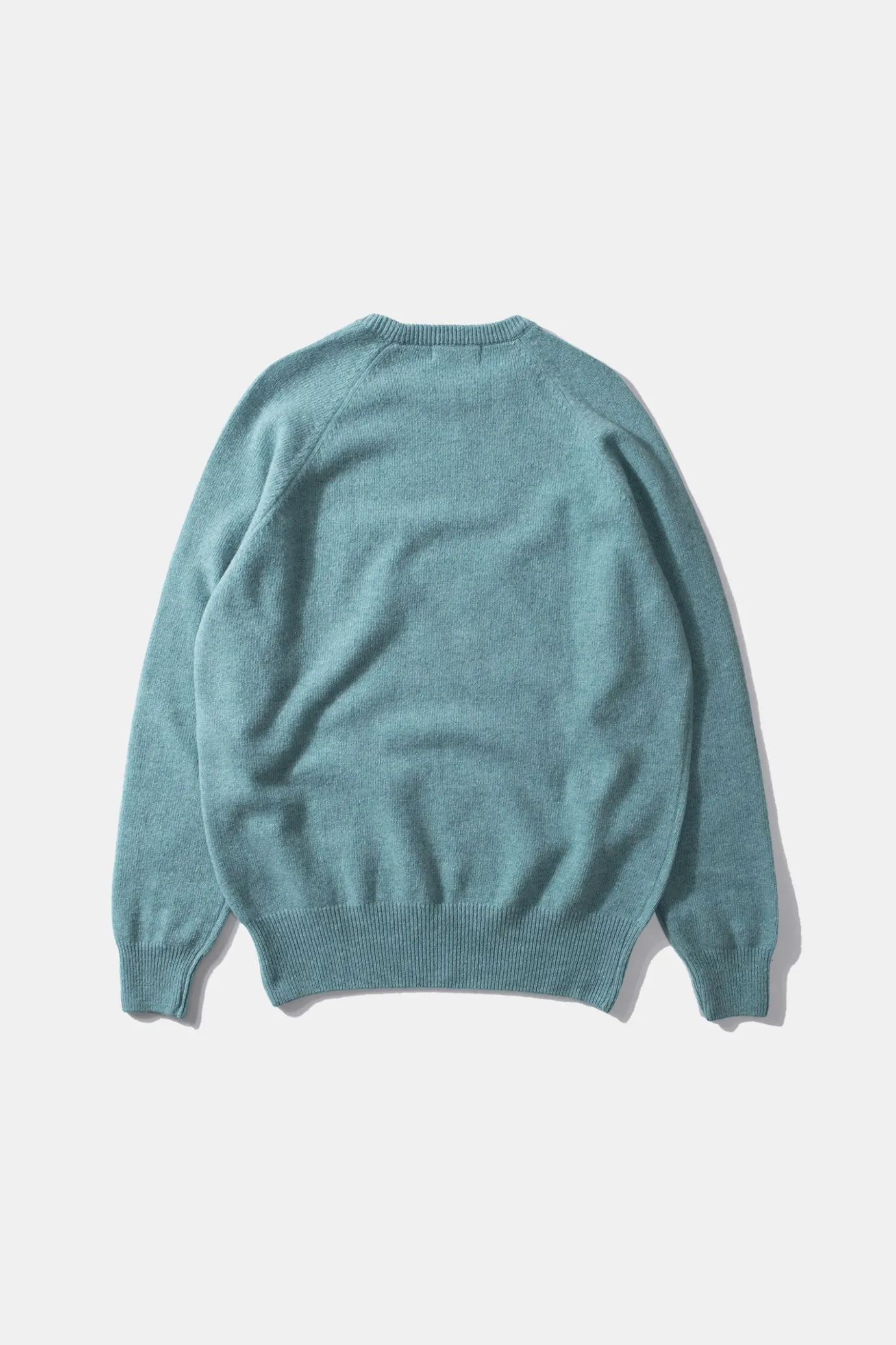 Online Special Duck Sweater Plain Turquoise Men Knitwear