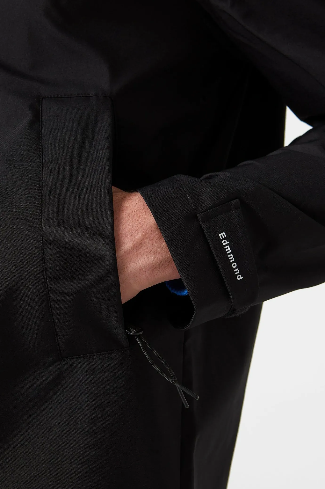 New Survey Jacket Plain Black Men Outerwear