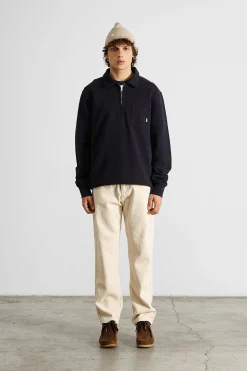 New Temple Sw Plain Navy Men Sweatshirts