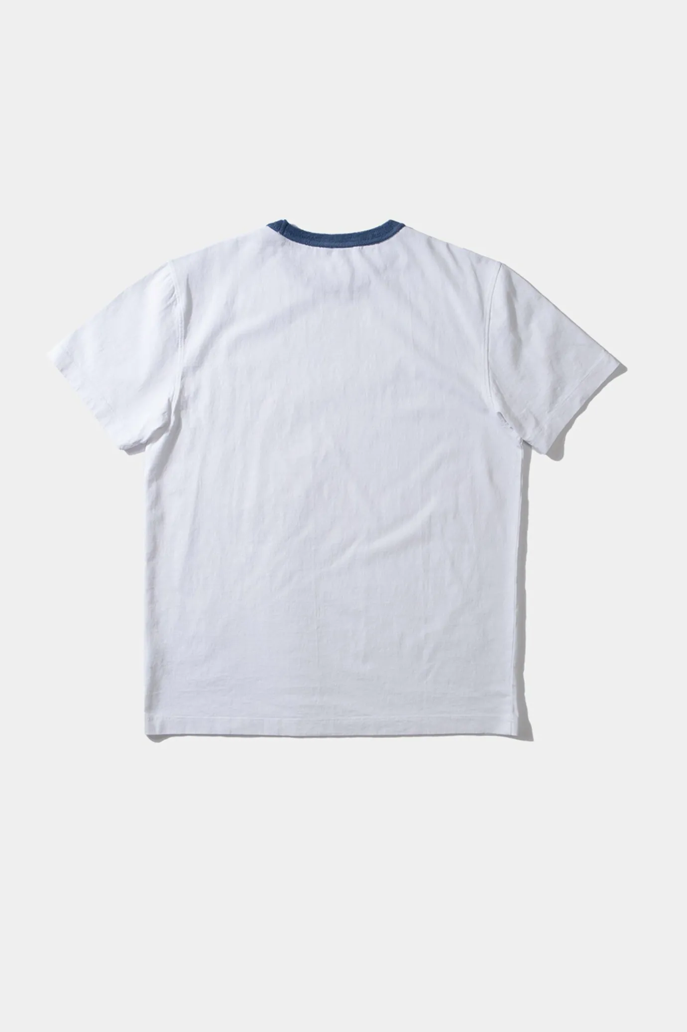 New Terry Color Rib Plain Off White Men T-Shirts