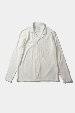 Hot Terry Long Shirt Plain Off White Men Shirts