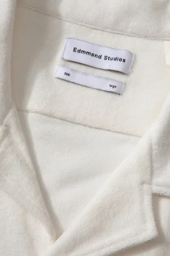 Hot Terry Long Shirt Plain Off White Men Shirts