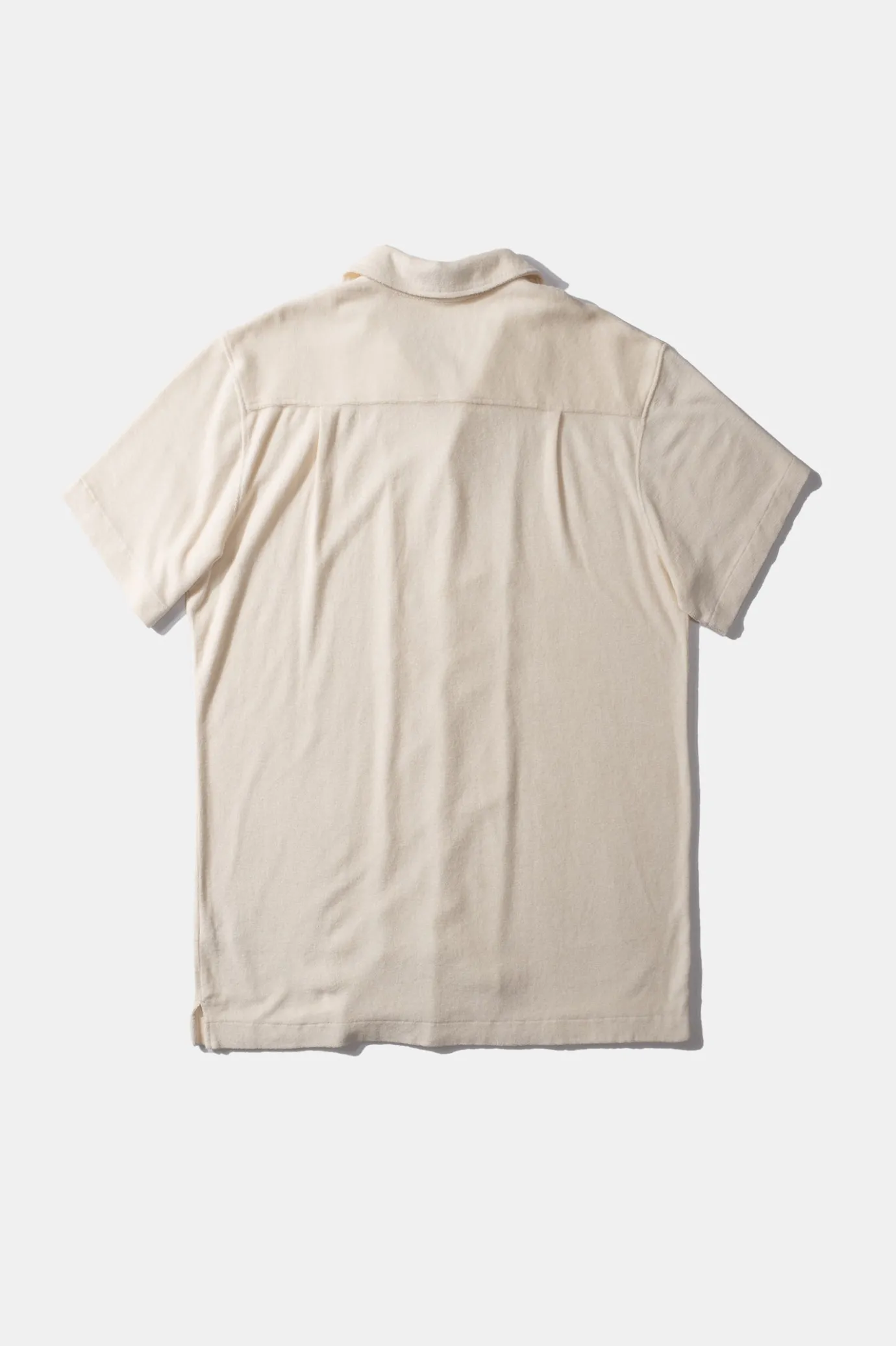 Hot Terry Shirt Plain Off White Men Shirts