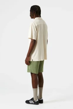 Hot Terry Shirt Plain Off White Men Shirts