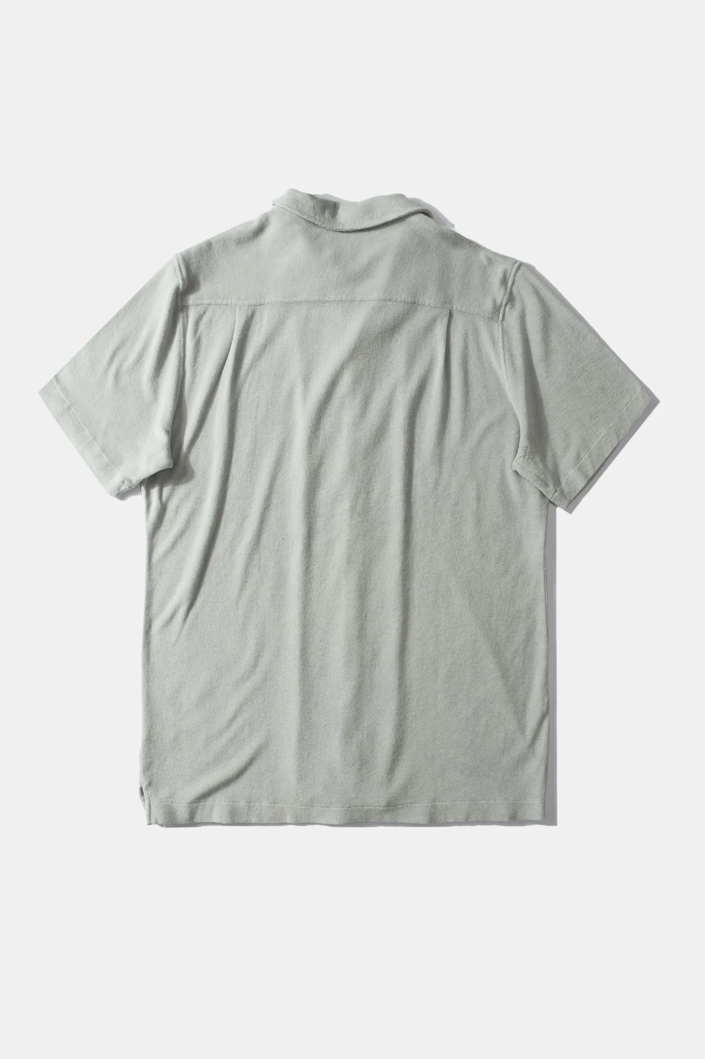 Cheap Terry Shirt Plain Sage Men Shirts