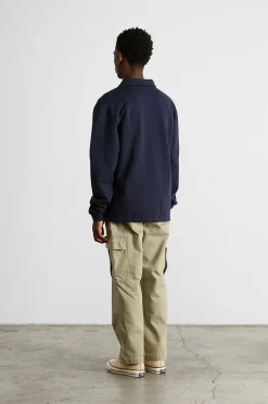 Flash Sale Timer Plain Navy Men Sweatshirts